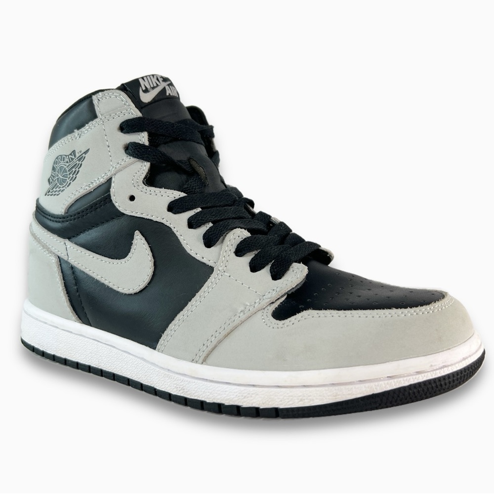 Nike Air Jordan 1 Mid Shadow Black Grey Men’s Size 8.5 554724-096